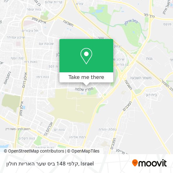 Карта קלפי 148 ביס שער האריות חולון