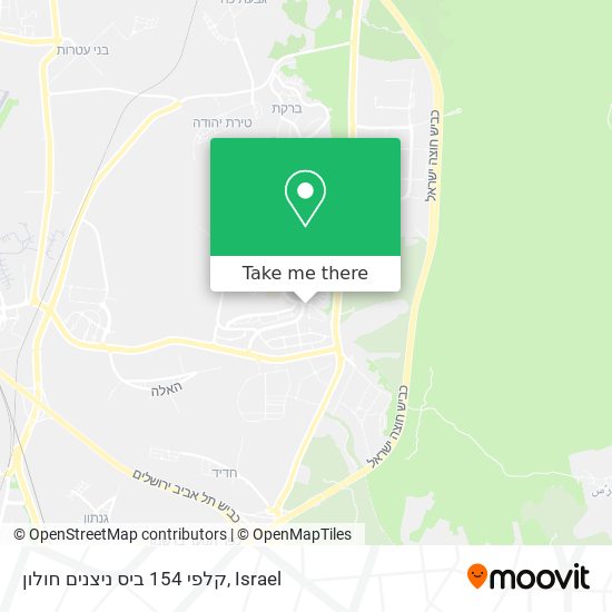 קלפי 154 ביס ניצנים חולון map