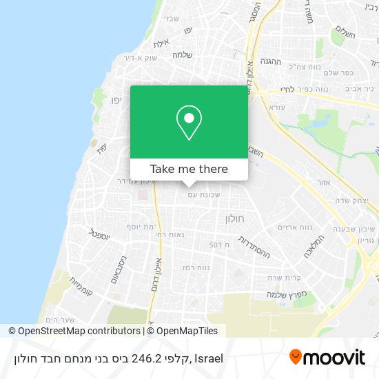 קלפי 246.2 ביס בני מנחם חבד חולון map