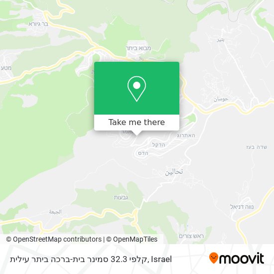 קלפי 32.3 סמינר בית-ברכה ביתר עילית map