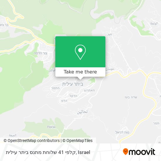 קלפי 41 שלוחת מתנס ביתר עילית map