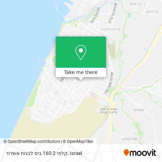 קלפי 160.2 ביס לבנות אשדוד map