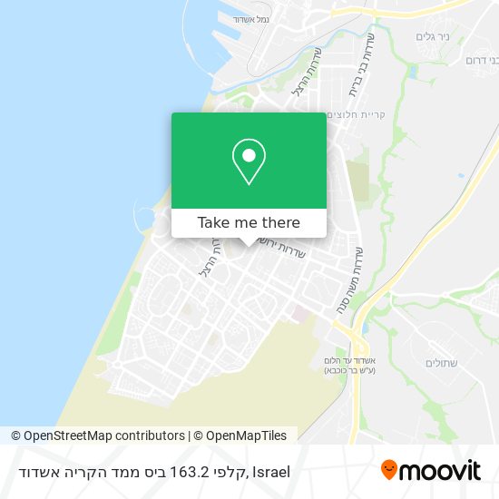 קלפי 163.2 ביס ממד הקריה אשדוד map