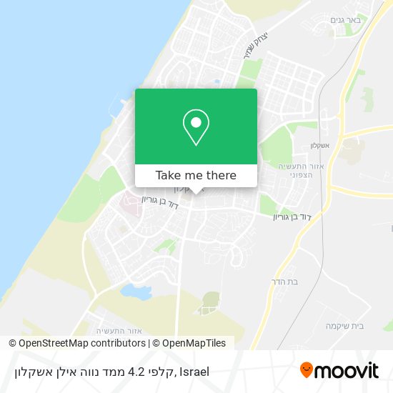 קלפי 4.2 ממד נווה אילן אשקלון map