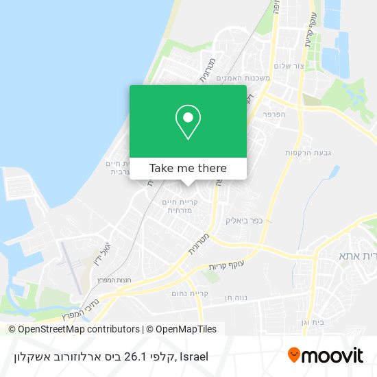 קלפי 26.1 ביס ארלוזורוב אשקלון map