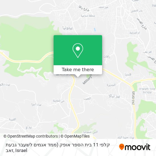 קלפי 11 בית הספר אופק map