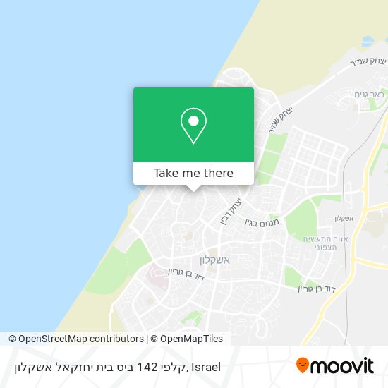 Карта קלפי 142 ביס בית יחזקאל אשקלון