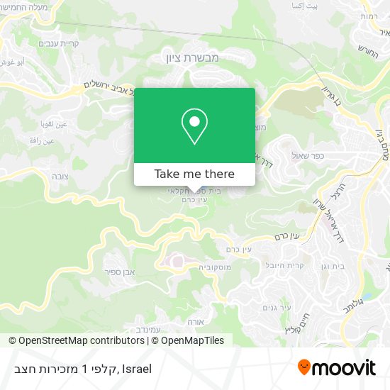 קלפי 1 מזכירות חצב map