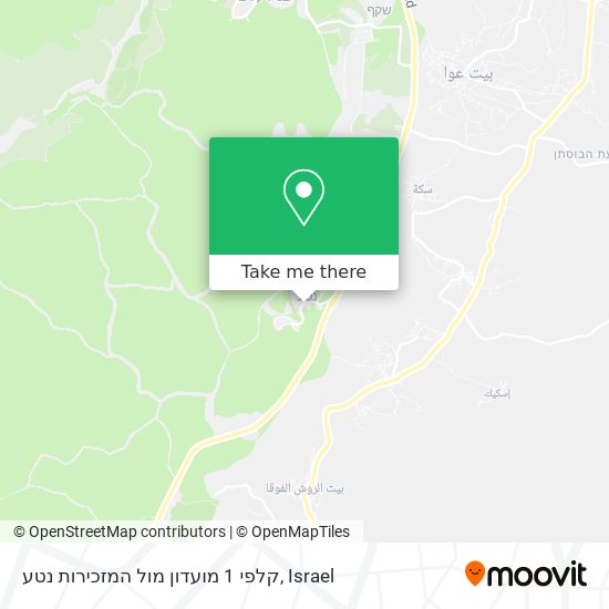 קלפי 1 מועדון מול המזכירות נטע map