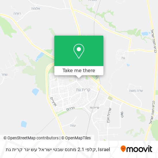 קלפי 2.1 מתנס שבטי ישראל עש יגר קרית גת map