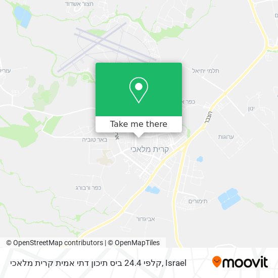 קלפי 24.4 ביס תיכון דתי אמית קרית מלאכי map