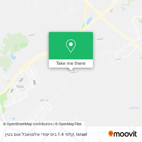 קלפי 1.4 ביס יסודי אלסנאבל אום בטין map