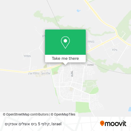 קלפי 5 ביס אשלים אופקים map