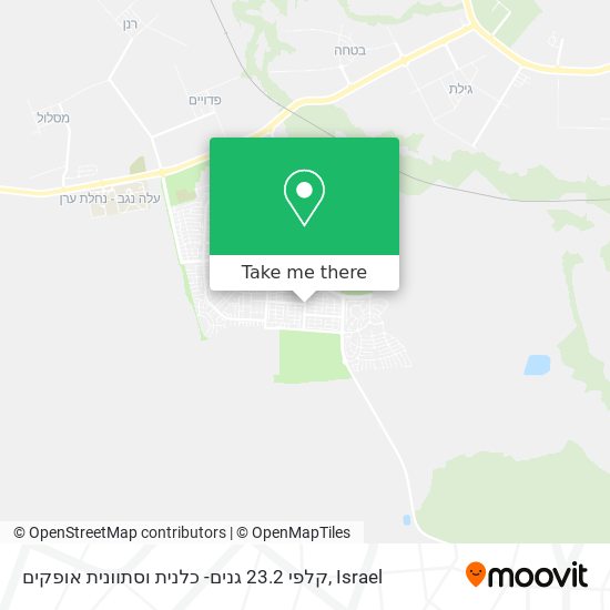 קלפי 23.2 גנים- כלנית וסתוונית אופקים map