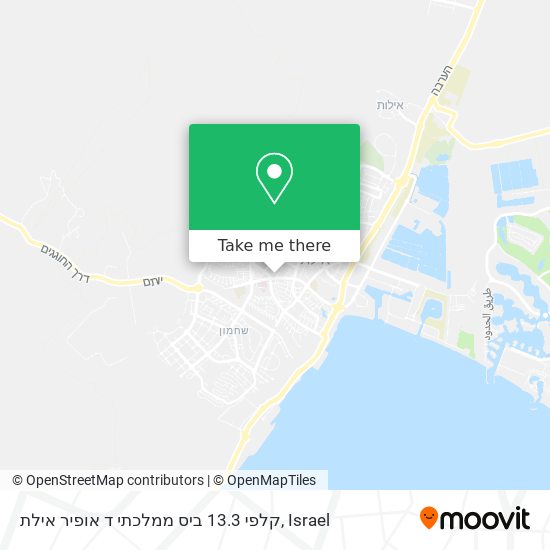 קלפי 13.3 ביס ממלכתי ד אופיר אילת map