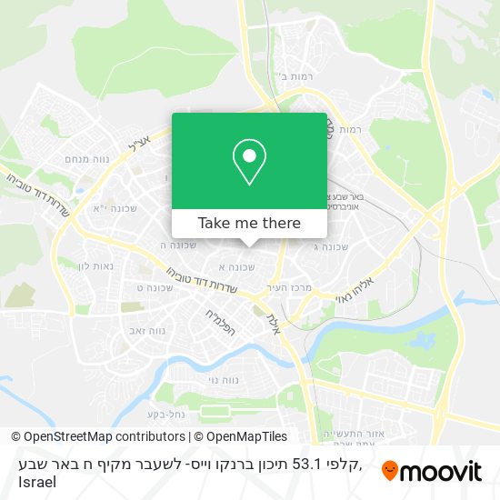 קלפי 53.1 תיכון ברנקו וייס- לשעבר מקיף ח באר שבע map