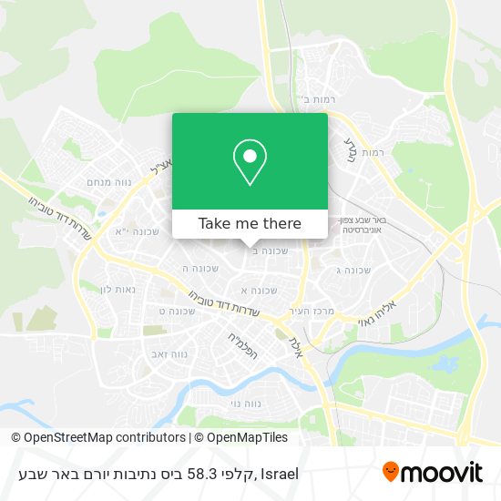 קלפי 58.3 ביס נתיבות יורם באר שבע map