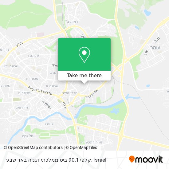 קלפי 90.1 ביס ממלכתי דגניה באר שבע map