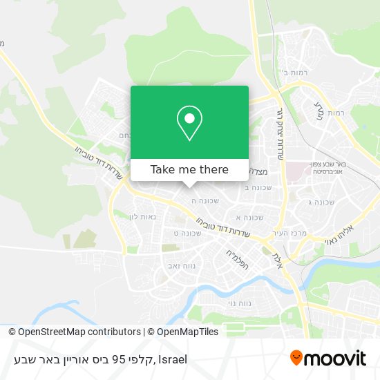 קלפי 95 ביס אוריין באר שבע map