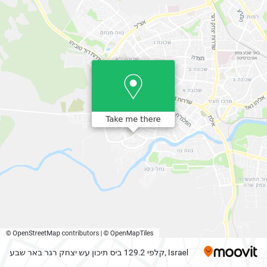 Карта קלפי 129.2 ביס תיכון עש יצחק רגר באר שבע