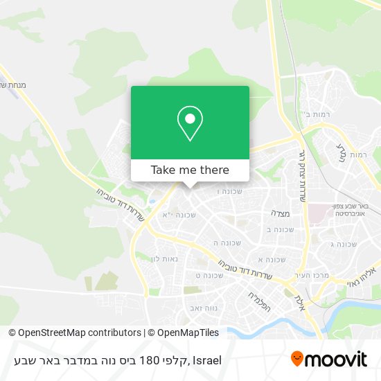 Карта קלפי 180 ביס נוה במדבר באר שבע