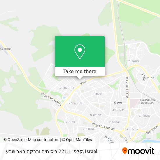 Карта קלפי 221.1 ביס חיה ורבקה באר שבע