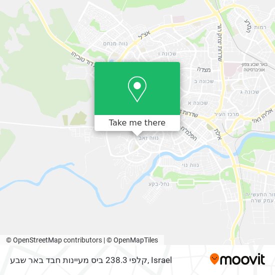 קלפי 238.3 ביס מעיינות חבד באר שבע map