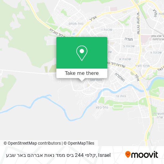 קלפי 244 ביס ממד נאות אברהם באר שבע map