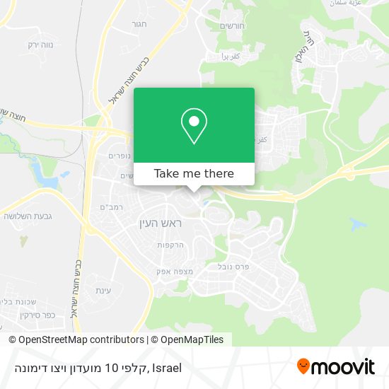 קלפי 10 מועדון ויצו דימונה map