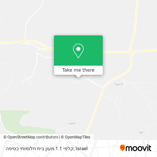 קלפי 1.1 מעון בית חלומותי כסיפה map