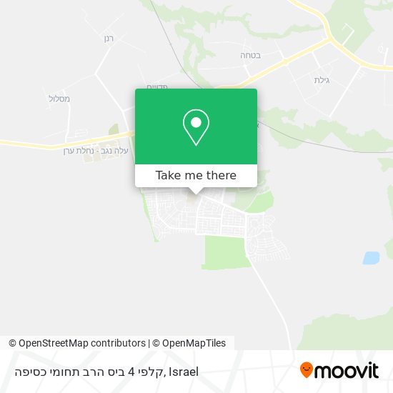 קלפי 4 ביס הרב תחומי כסיפה map