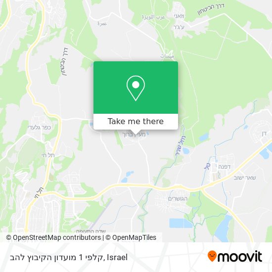 קלפי 1 מועדון הקיבוץ להב map