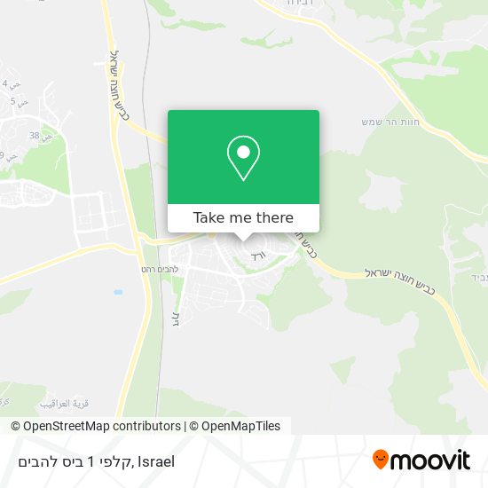 Карта קלפי 1 ביס להבים