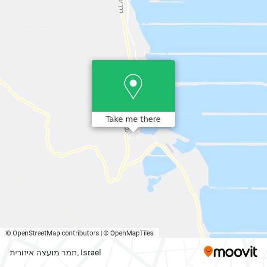 תמר מועצה איזורית map