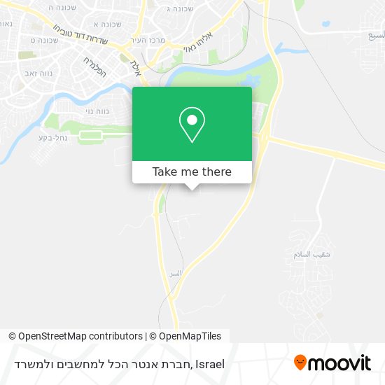 Карта חברת אנטר הכל למחשבים ולמשרד