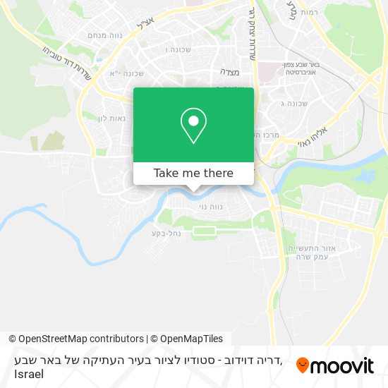 Карта דריה דוידוב - סטודיו לציור בעיר העתיקה של באר שבע