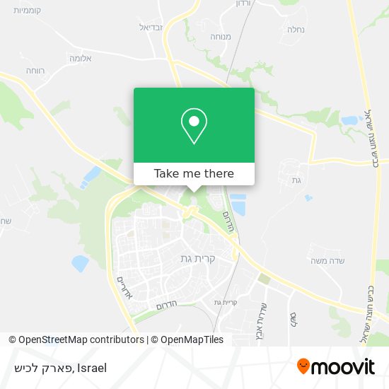 פארק לכיש map