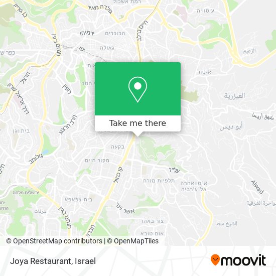 Joya Restaurant map