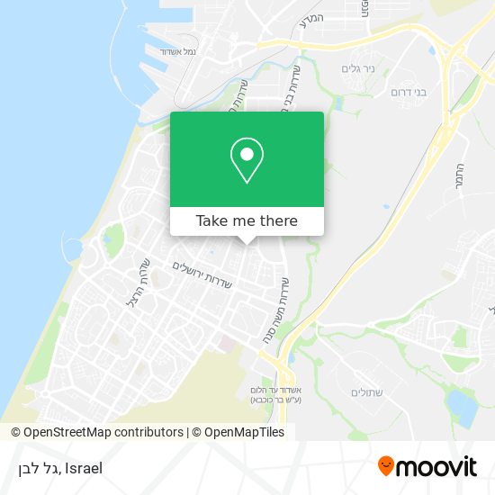 גל לבן map