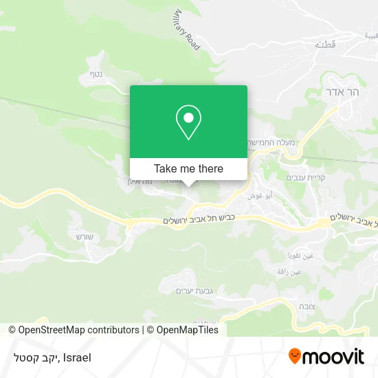 Карта יקב קסטל