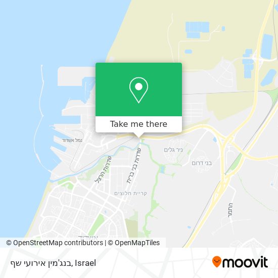 בנג'מין אירועי שף map