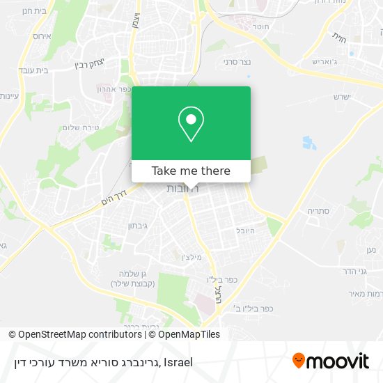 Карта גרינברג סוריא משרד עורכי דין