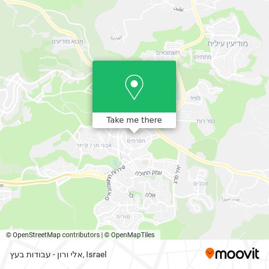 אלי ורון - עבודות בעץ map