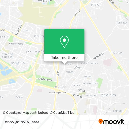 פיצה העצבנית map
