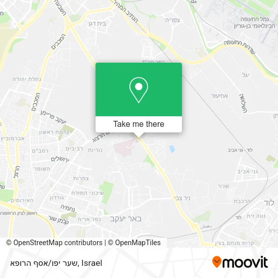 Карта שער יפו/אסף הרופא