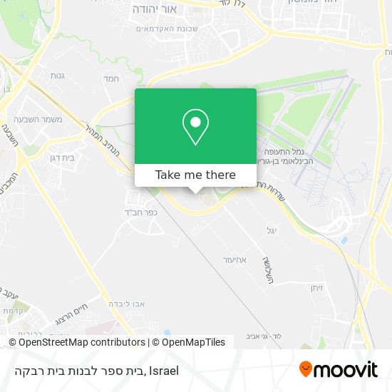 בית ספר לבנות בית רבקה map