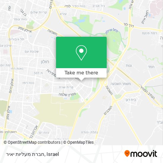 חברת מעליות יאיר map