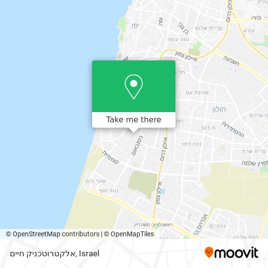 אלקטרוטכניק חיים map