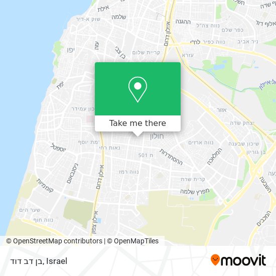 בן דב דוד map