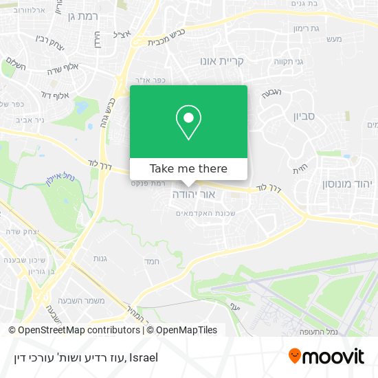 עוז רדיע ושות' עורכי דין map